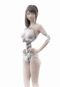1/6 fantezie moderne femeie războinic suport Rășină figura truse Model in Miniatura gk Unassembly Nevopsite