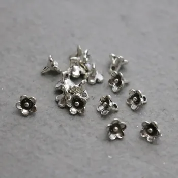 10BUC Fierbinte en-gros de tip Boutique de Flori butonul DIY Accesorii Accesoriu pentru Prelucrarea pieselor metalice de Argint-placa de componente Concluziile