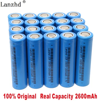 16PCS 18650 baterie Reîncărcabilă 18650 litiu 3.7 V ICR18650 2600mAh Li-ion Baterii Li-lon 26F Reîncărcabilă 2020 Baterie NOUA