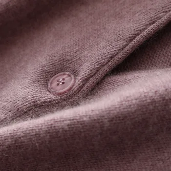 2021 noi stiluri simple, casual lână cașmir butoanele v gât cardigan pentru femei de toamna tricotate îmbrăcăminte de iarnă