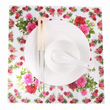 20buc 27 de stiluri de servetele de Masa șervețel de hârtie tipărite floare trandafir animale servilletas decupaj de epocă, nunta petrecere