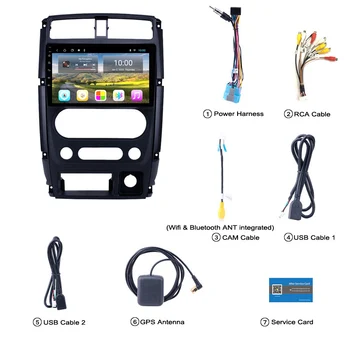 2G RAM Mașină player Multimedia 2din 9 9 inch Android GPS auto Radio pentru 2007 2008 2009-2012 Suzuki Jimny