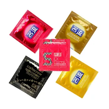 30pcs Mingliu Tipuri Mixte Penis Prezervative Pentru Bărbați Sexy Latex Puncte Plăcere Cauciuc Natural Absolvă Contraceptie de sex Masculin Penisului Maneca