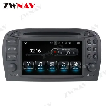 4G+64G Android 9.0 Masina DVD Player Stereo GPS Glonass Navi pentru Mercedes Benz SL R230 SL500 2001-2007 Audio-Video Multimedia Radio