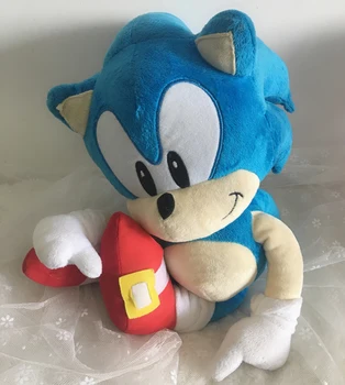 Anime Papusa Jucării de Pluș Sonic Ariciul 40cm Albastru Sonic Jucării de Pluș Drăguț Umplute Copii Cadouri Baieti Mari Jucării Moi Pentru Copii