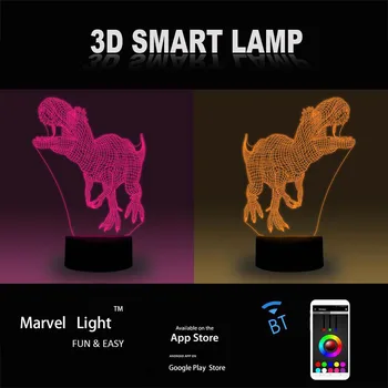 App de Control Anime Drăguț Tonari No Totoro Lumina de Noapte LED-uri Crack Bază Decorativ, Lampa de Masa Led 3D pentru Copii Decor Acasă Cadouri