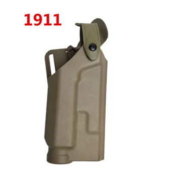 Armata militară Pistol Airsoft Toc de Pistol Colt 1911 Lumină Poartă Centura Toc RH Vânătoare Mână Arma Pistol Accesorii Pistol Caz