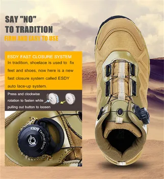 Cizme barbati Tactice Bocanci Militari în aer liber de Reacție Rapidă BOA Sistem Vânătoare de Siguranță Confortabil Pantofi de Sport 2020 Drumeții Pantofi
