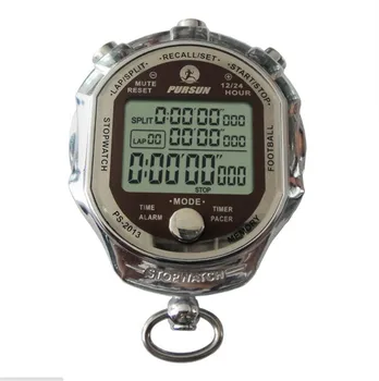 De Metale Digital Cronometru 1/1000 Dintr-O Secundă De Fotbal Sport Cronograf Contra Cronometru Ecran Mare Metronom Ceas Deșteptător