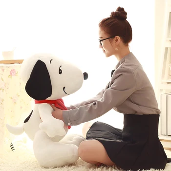 Desene animate Snoopy jucării de pluș drăguț câine de pluș papusa de moda anime umplute papusa catelus pandantiv cadou pentru iubita de ziua de nastere prezent
