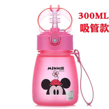 Disney 300 ML Baby Minnie Mickey Ceașcă Alimentare cu paie Sport Sticla de apa