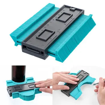 Ecartament Contur Șablon Plastic Contur Copia Duplicator Instrument de Măsurare Durabil Anti-rugina