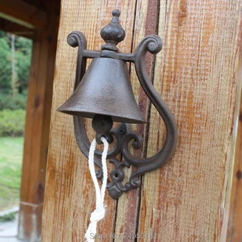 Fontă mare Fermă Cina Bell clopot mic decorarea casei de clopoței de vânt clopot ușă