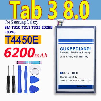 GUKEEDIANZI T4450E 6200mAh Tablete PC Baterie Pentru Samsung GALAXY Tab 3 8.0 SM T310 T311 T315 Înlocuire Baterie Reîncărcabilă