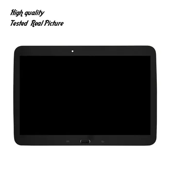 LCD display digitizer touch screen Panou de Sticlă de asamblare cu Rama Pentru Samsung Galaxy Tab 3 GT-P5200, GT-P5210 P5200 P5210