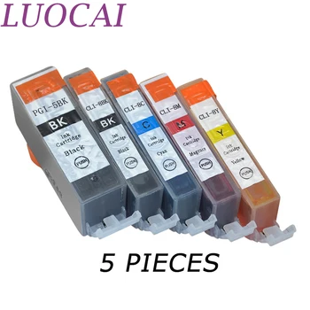 LuoCai 5 BUC Cartușe de Cerneală Compatibil Pentru Canon PGI-5 CLI-8 PIXMA iP3300 iP4200 iP4300 iP4500 iP5200 iP5200R iP5300 Imprimante