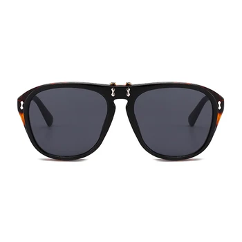 MLLSE Moda Punte Dublă Clapetă ochelari de Soare Vintage de Brand Designer de Ochelari de Soare UV400 Steam Punk Stil de Ochelari