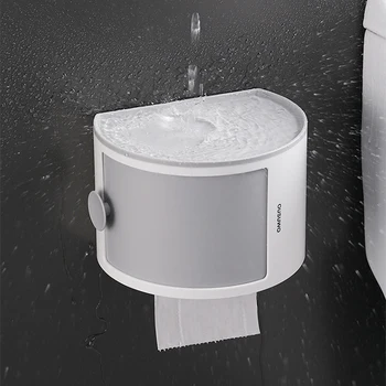 Montat pe perete toaletă tava de hârtie pot fi suprapuse pe creative rola tuorage box cutie de tesut rezistent la apa de baie consumabile rack