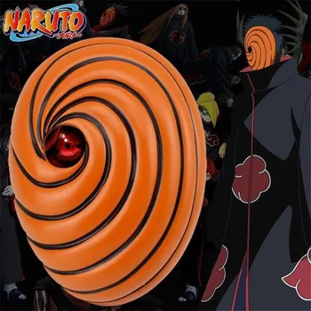 Naruto Anime Costume Cosplay Uchiha Masca Tobi Obito Akatsuki Ninja Madara Rășină Masti Halloween pentru Adulti Barbati Femei