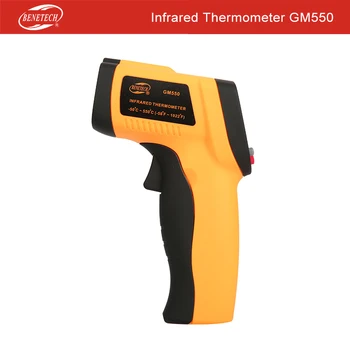 Non-contact IR Digital Termometru cu Infraroșu cu Laser GM550 Grade Benetech