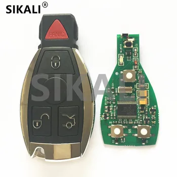 SIKALIS Auto Smart Card de la Distanță Cheie Costum pentru Mercedes Benz Ok pentru NEC și BGA Tipuri 315MHz 433,92 MHz Anul 2000 și după