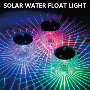 Subacvatice Solare Decorative Calde de Lumina Solară a apei Float-Lumina RGB Colorate Automat de Schimbare a Culorii Luminii Iaz Lumina Gazon Lumina