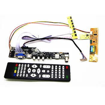 TV+HDMI+VGA+AV+USB+AUDIO TV LCD driver tabla de 14