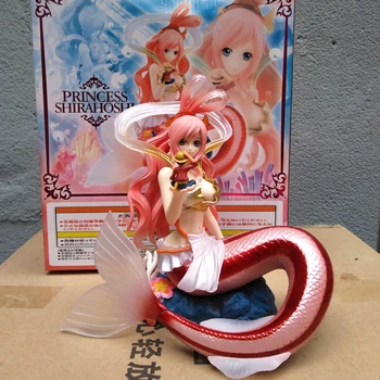 Una Bucata 22.5 cm pvc anime Japonez Shirahoshi cifrele de acțiune-O singură Bucată sexy Sirenă Printesa Papusa de Colectie Model Jucarii cadou