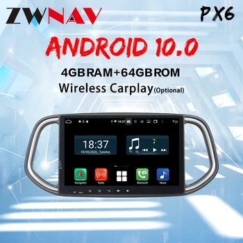 ZWNAV PX6 Procesor Android 10 Auto Multimedia GPS Pentru KIA Cerato KX3-2017 DSP Navigare casetofon Radio 2 Din