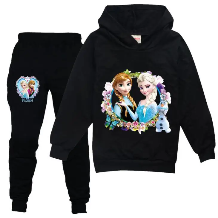 Disney Primavara Toamna Desene animate Frozen Anna Tricou+Pantaloni 2 BUC Set pentru Copii Hanorace Costume de Trening reducere / Baieti haine | www.suntsuporter.ro